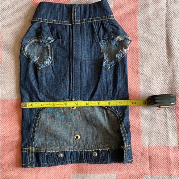 🎈SOLD🎈TOP PAW DENIM DOG DRESS NEW - Picture 4 of 5